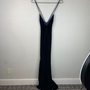 JAYGODFREY Navy Blue Maxi Dress